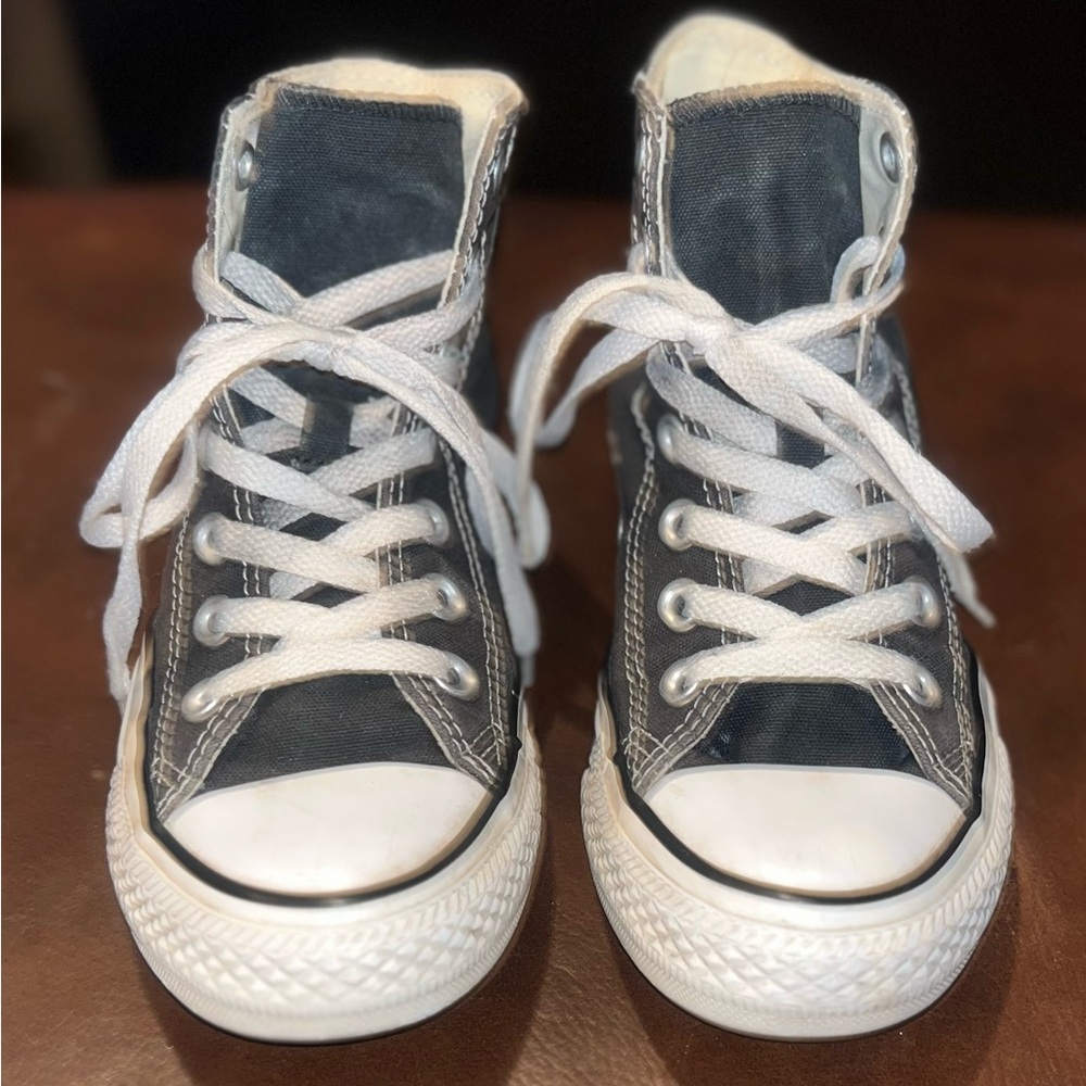 Converse Chuck Taylor All Star Hi Lace Up High Top Blue Sneakers women’s size 6 - Picture 2 of 10